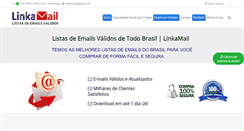 Desktop Screenshot of listadeemailsvalidos.com